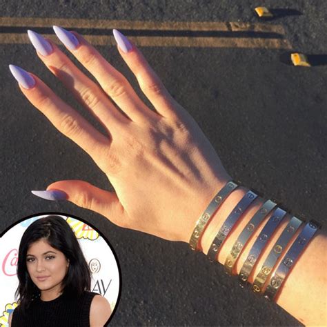 cartier bracelet kylie jenner|cartier love bracelet wrist.